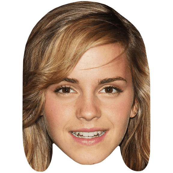 Emma Watson (Young) Celebrity Mask, Flat Card Face, Fancy Dress Mask