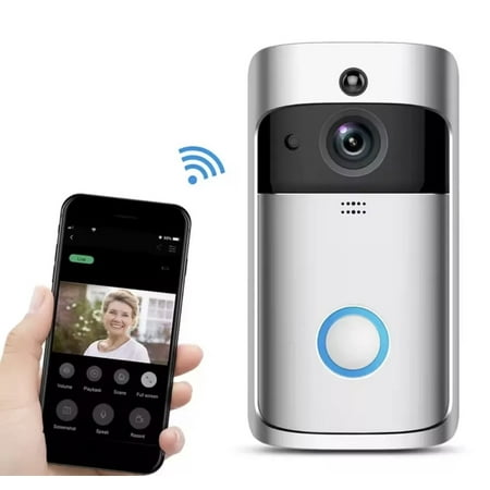 Ring & Video Doorbell with Camera Wireless WiFi Security Phone Bell 720PHD