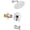 Chrome Polish, variant on Shower Faucet Set with Tub Spout,Bathtub Faucet Set Complete,Round Rainfall Shower Head,Tub and Shower Trim Kit with Solid Brass Rough-In Valve,6 Inch-Matte Black