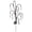 Ghost Lights, variant on 20 LED Solar Halloween Garden Stake Lights Bat Design 76cm Tall Weatherproof ABS Auto On Off for Lawn Pathway Yard Outdoor Halloween Decoration