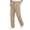 Khaki, variant on Men's Relaxed Straight-Leg Jeans - Comfortable Casual & Everyday Wear
