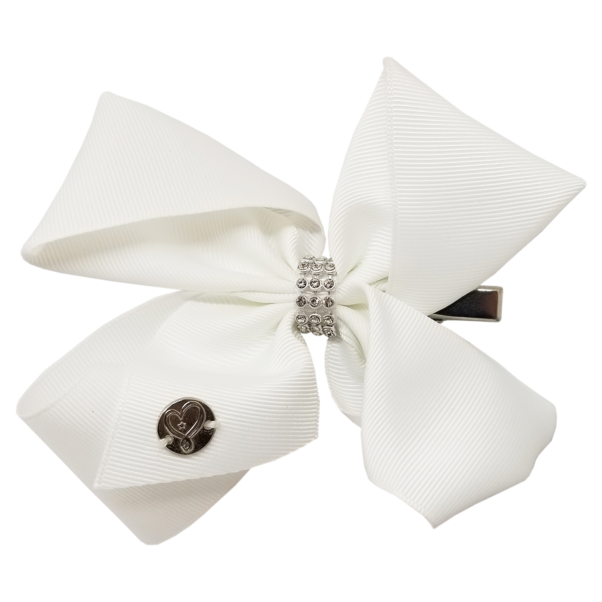 JoJo Siwa Medium Hair Bow (White)