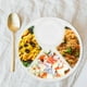 thumbnail image 3 of 1pc Portion Control Plate Divided Diet Plates for Healthy Eating Diet Porcelain Dinner Lunch Nutrition Plates with Dividers, 3 of 5