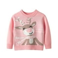 thumbnail image 1 of BULLPIANO Ugly Christmas Sweater for Boy Girls Knit Shirt Crewneck Pullover Funny Holiday Sweater Santa Clause Reindeer Xmas Outfit, 1 of 4