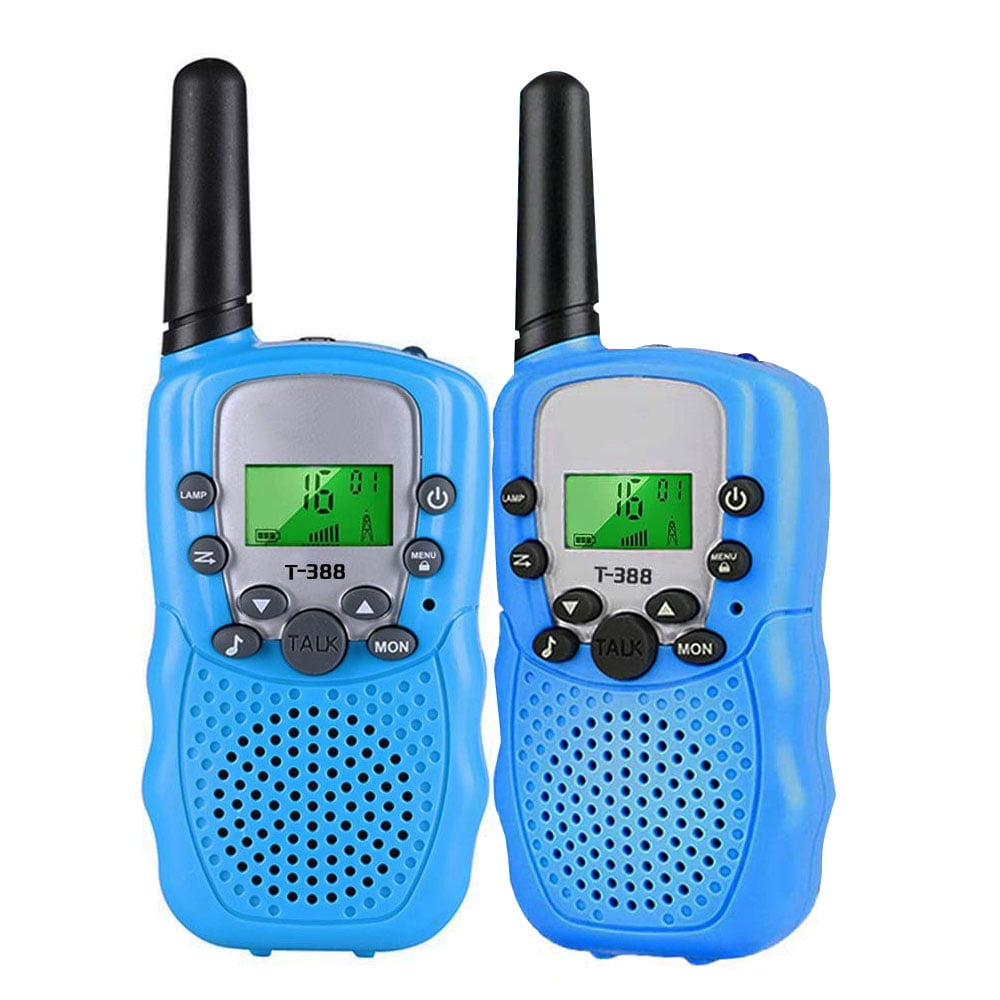 WUSI 2 Pack Walkie Talkies for Kids, Walkie Talkies for Kids 8 Channels 2 Way Radio Toy with