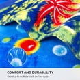 thumbnail image 2 of 100% CottonDolphin Turtle Beach Towel – Lightweight Soft Absorbent Bath Towels for Beach, Pool, Bathroom, Swimming, Travel Decor & Summer Vacation Gifts, 28"x58", 2 of 5