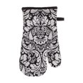 thumbnail image 1 of Cotton Oven Mitt (Black Foral) - Set of 2, 1 of 1