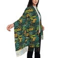 thumbnail image 4 of Sigee Jungle Leopard Yellow for Scarf for Women Winter Warm Scarfs with Fringe, 4 of 8