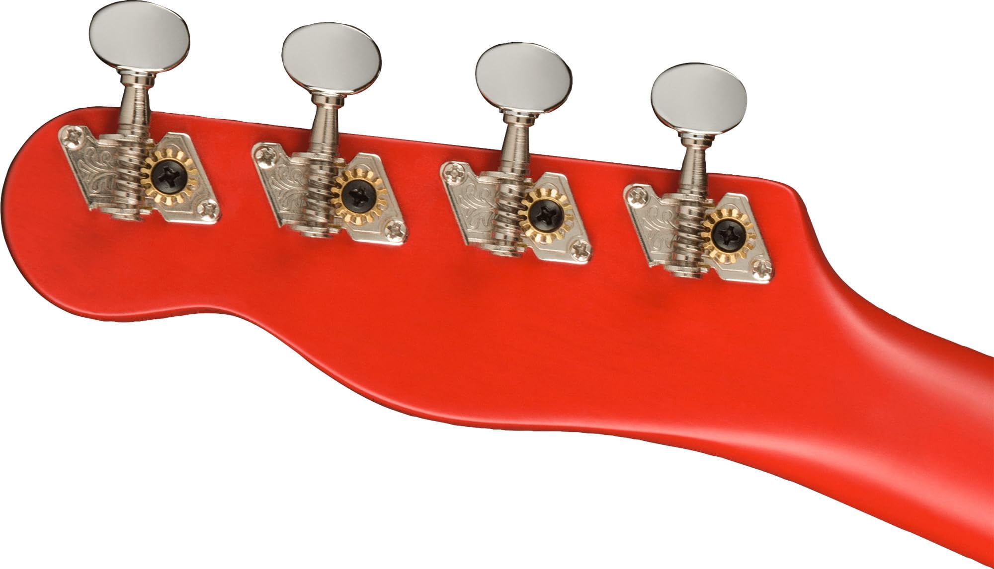 Fender Venice Soprano Ukulele - Fiesta Red Bundle with Gig Bag, Tuner, and Austin Bazaar Instructional Video