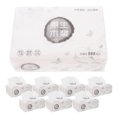 thumbnail image 3 of Paquete de 8 rollos de papel multiusos de pulpa para uso doméstico, cocina, restaurante y KTV (blanco)., 3 of 7