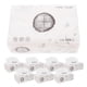 thumbnail image 3 of Paquete de 8 rollos de papel multiusos de pulpa para uso doméstico, cocina, restaurante y KTV (blanco)., 3 of 7