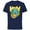 Navy, variant on Winnie the Pooh Eeyore Bother Free Sixties Retro - Short Sleeve Cotton T-Shirt for Adults - Customized-Natural
