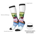 thumbnail image 4 of Wukai Chaussettes Longues en Forme de Beignet Alligator pour Bas de Couleur Contrastée, Entraînement Physique Sportif, Unisexe, 4 of 6
