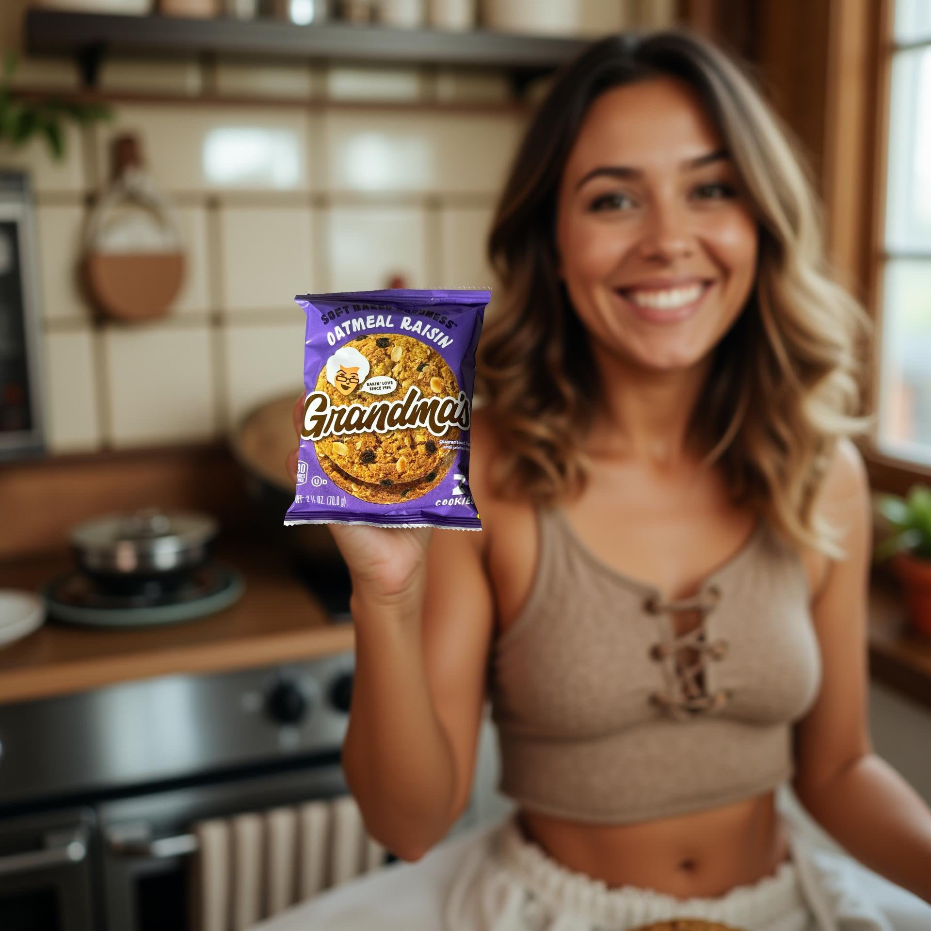 Grandma's Oatmeal Raisin Cookies, 20 Packs