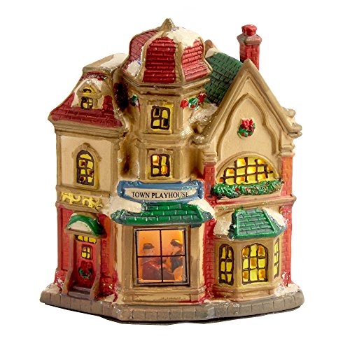 Nantucket Home Porcelain Christmas Holiday Village Lighted Toy Shoppe