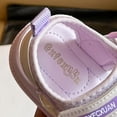 thumbnail image 6 of Staki Girls Sandals Summer Shoes Open Toe Elastic Back Strap Sandals Flat for Little Kids Big Kids Purple,1.5 Big Kid, 6 of 9