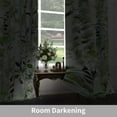 thumbnail image 3 of Lfeey Spring Blackout Curtains, Room Darkening Grommet Curtains, Green Leaves, 96 Inch Length, 2 Panels Set, 3 of 6