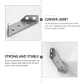 thumbnail image 3 of 30 pcs  Trapezoid Angle Brackets Corner Braces Joint Fasteners Furniture Hardwares, 3 of 6
