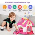 thumbnail image 2 of Toy OKREVIEW Montessori Musical 8 en 1 House 1-2 años para niñas, 2 of 9