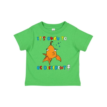 

Inktastic Autism Awareness It s Okay to be Different! Silly Fish Gift Toddler Boy or Toddler Girl T-Shirt