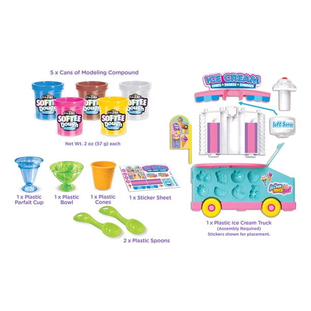 Cra-Z-Art Softee Dough Ice Cream Truck Kit for Classrooms