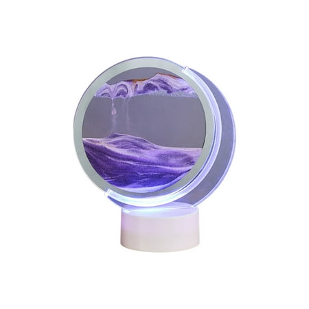 

Ycolew Cleareance Decorative lights Led Lights USB Streaming Sand Painting Night Light 3D Three-Dimensional Moon Painting Decorative Home Gifts Bedside Ambient Sand Painting LED Table Lamp(5ML) Gif