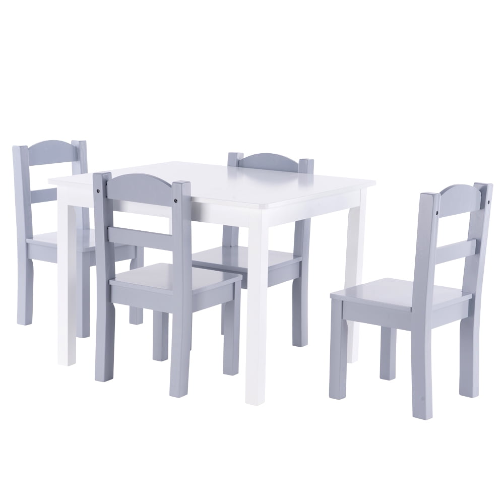 children's solid wood table and chairs