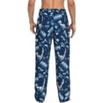 thumbnail image 3 of Goofa Blue Bus Printed Soft Pajama Pants for Men, Wide Leg Comfy Casual Lounge Yoga Pants-Small, 3 of 9
