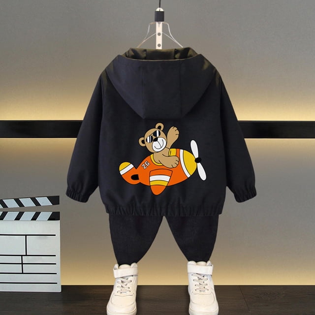 LOVZFMLL Vestes pour Filles Printemps Veste à Manches Longues à Capuche Décontractée Fine 9-10 Ans