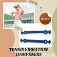 thumbnail image 1 of Becaristey 2 Pack Tennis Squash Racket Vibration Absorber Blue Damper Shock Dampeners Style A 1Set, 1 of 6