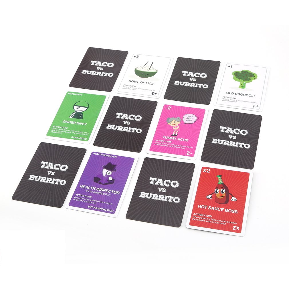 Table Game Taco Vs Burrito Simple To Master Unique Inspired Life Gives