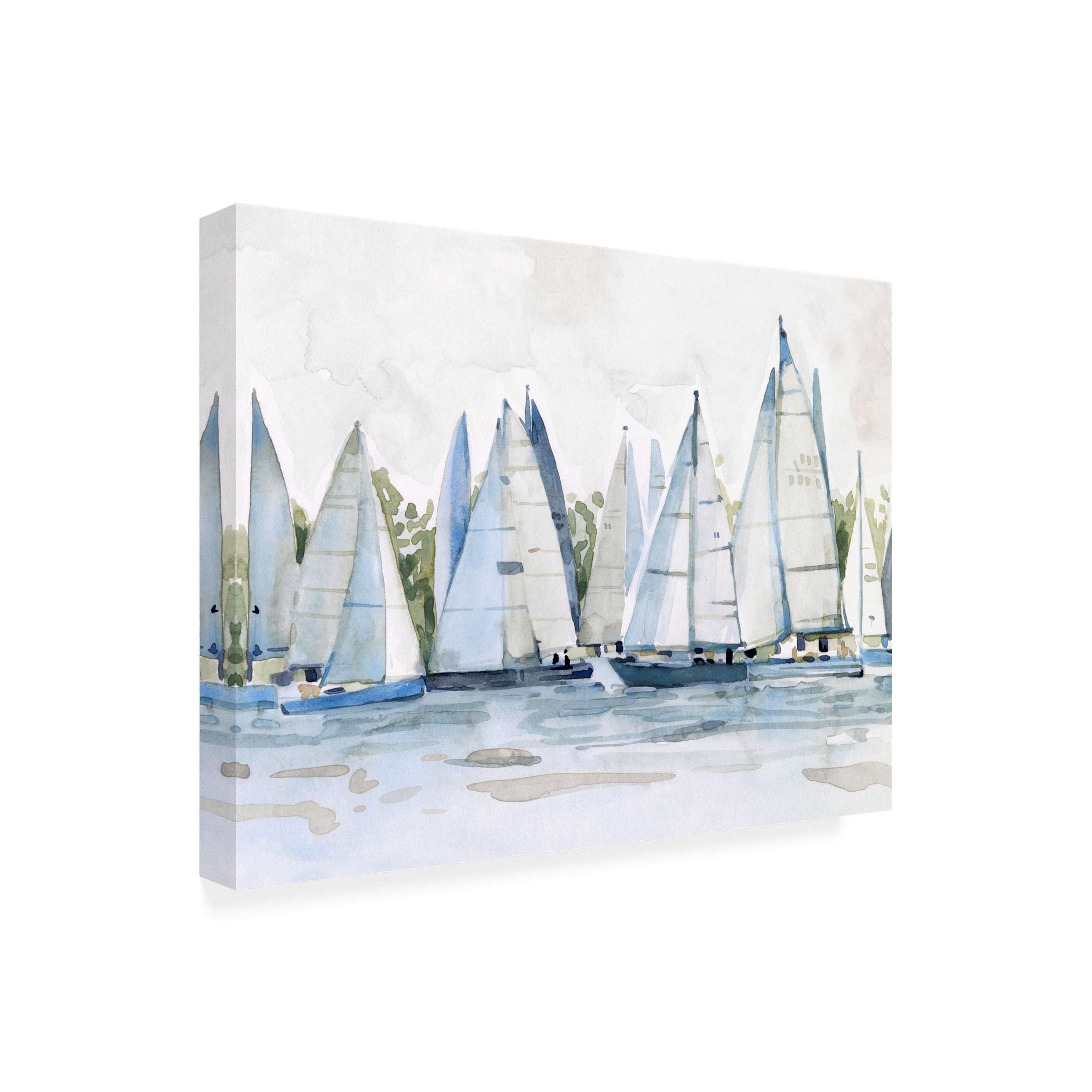 Emma Scarvey 'Pastel Marina II' Canvas Art