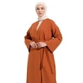 thumbnail image 3 of Red - Polka Dot - Crew neck - Unlined - Modest Dress - Refka, 3 of 5