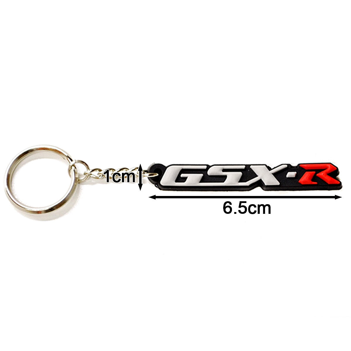Motorcycle Rubber Keychain Keyring Key Ring Key Chain For Suzuki GSXR Cool Gift 