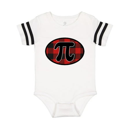 

Inktastic Pi Day Buffalo Plaid Gift Baby Boy or Baby Girl Bodysuit