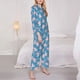 thumbnail image 3 of Balery happy baby axolotls Conjunto de Pijama con Estampado para Mujer, Conjunto de Dos Piezas con Manga Larga, Ropa de Dormir Suave con Bolsillos, Pijamas Cómodos-Small, 3 of 7