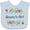 AE-Light Blue, variant on Inktastic Grannys Girl Bright Flowers Girls Baby Bib