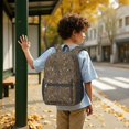 thumbnail image 6 of Camo and Grass Brown Pattern 17" School Backpacks for Teens,Waterproof Oxford Fabric,S-Shape Padded Straps for School,Travel,Hiking,Camping, 6 of 6