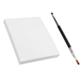 thumbnail image 3 of Paleta de mezcla desechable L, papel impermeable, cepillo de doble punta, pluma de pintura para dibujo de uñas, 3 of 5