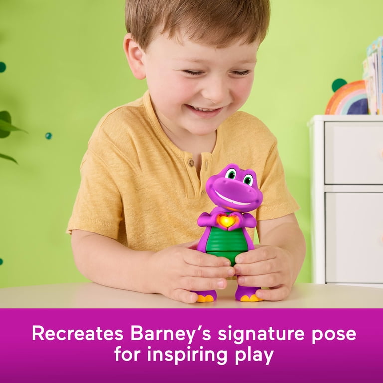 Fisher-Price Barney‚Äôs World Heart Hands Toy Figure with Music