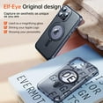 thumbnail image 6 of for iPhone 13 Pro Max Phone Case with Magnetic Stand, [Mil-Grade Shockproof Protection] [Compatible with MagSafe] [Elf-Eye Design] Shockproof Phone Case for iPhone 13 Pro Max, Black, 6 of 16