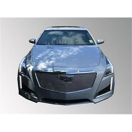 - International Trim Tfp 68096GI Mesh Grille Overlay Insert Abs Plated Chrome 2015-16