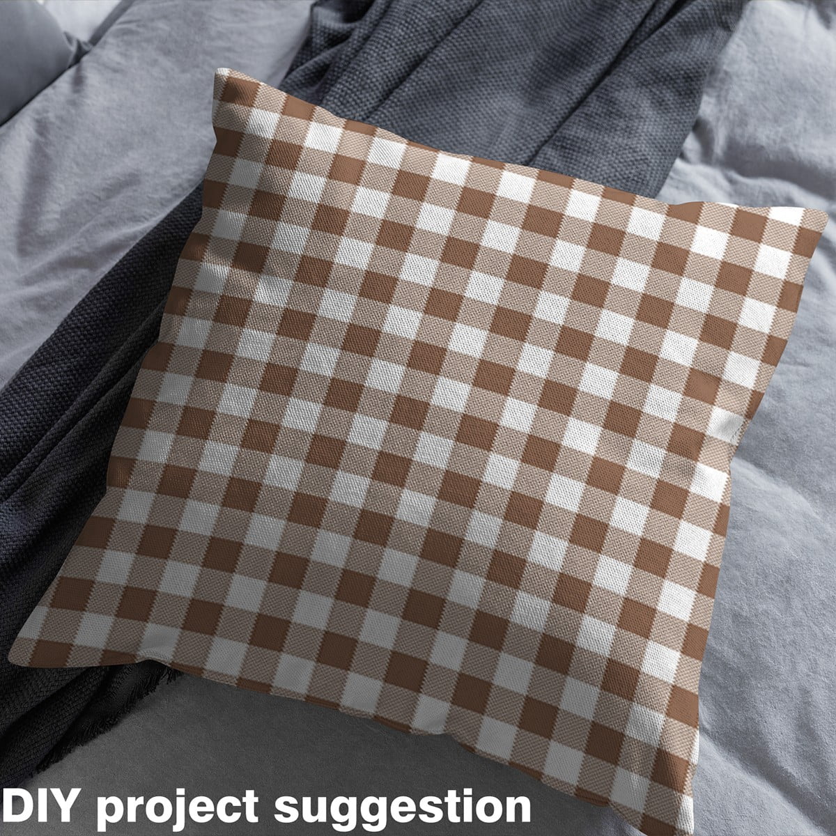 Castle Fairy Abstract Lattice Fabric by the Yard 5 Yards,Geometric Grid Fabric for Sewing,Minimalist Checkered Home Decor Fabric by the Yard,Super Cozy Room Decor
