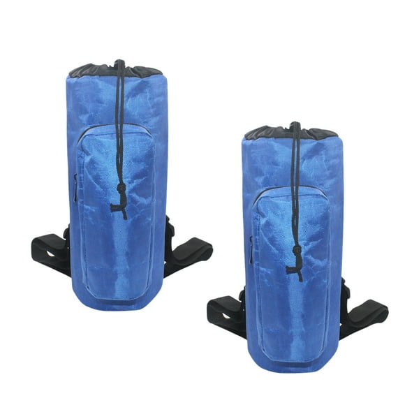 2pcs macenamiento de Cilindro Acolchado Impermeable Resistente Senderismo Escalada Colco bolsa de cilindro de oxígeno