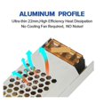 thumbnail image 4 of Ultra Thin Led Power Supply, DC 12V 24V Smooth Lighting Transformer Adapter, 60W AC190- Driver, For WS2815 LED Strip ,Easy to Use, 4 of 7