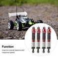thumbnail image 4 of 1/10 Scale 95mm RC Shock Absorbers, Aluminum Alloy Oil Filled 4 Pack Set for Off Road Crawling High Speed Racing Performance Upgrade, 4 of 7