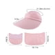 thumbnail image 5 of Greeniant Sombrero de pesca plegable de ala ancha ajustable transpirable sombrero de sol de poliéster para mujer de verano al aire libre gorra de Escalada Cuero Rosa Greeniant OD001745-04, 5 of 6
