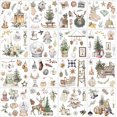 thumbnail image 2 of SATINIOR 16 Hojas de Transferencias Navideñas para Manualidades y Muebles Pegatinas de Gnomo de Reno y Muñeco de Nieve de Navidad Calcomanías para Álbumes de Recortes DIY Tela de Madera Diario Sobres, 2 of 4