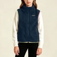 thumbnail image 3 of OGLCCG Girls Softshell Vest Lightweight Full-Zip Windproof Sleeveless Jacket with Pockets Hiking Cycling Vest Size 2-12, 3 of 8