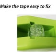 thumbnail image 6 of Desktop Tape Dispenser Heavy Duty Desk Accessories Floral Office Tape Dispensers, Weighted Non-Skid Base, Green, 6 of 12